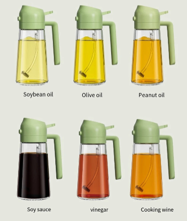 2-in-1 Glass Oil Spray Bottle