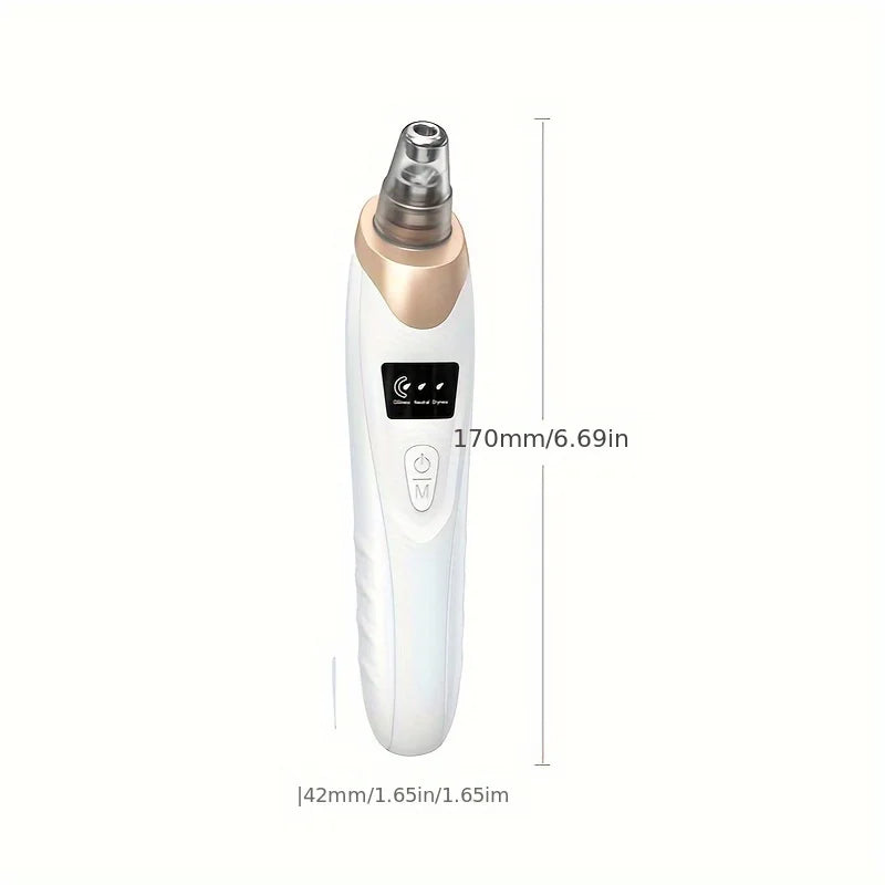Blackhead Remover Pore Vacuum - 5 Suction Modes USB Rechargeable Facial Pore Cleaner Kit