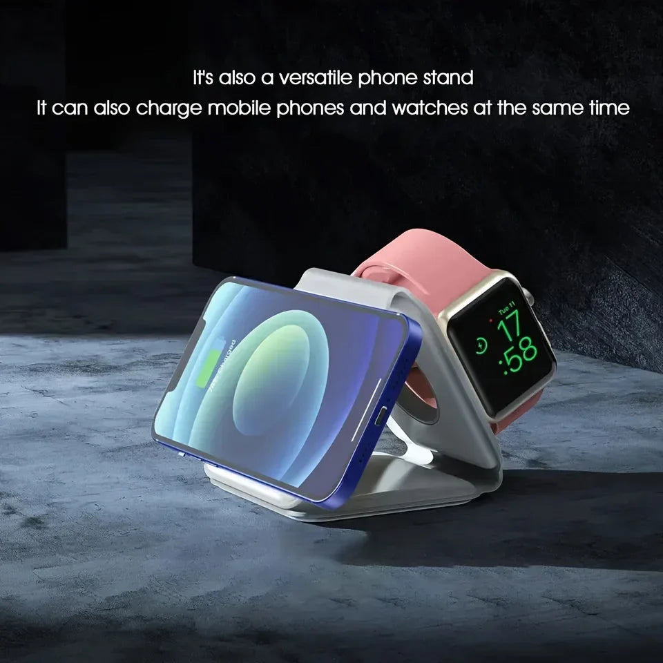 3-in-1 Magnetic Wireless Charger